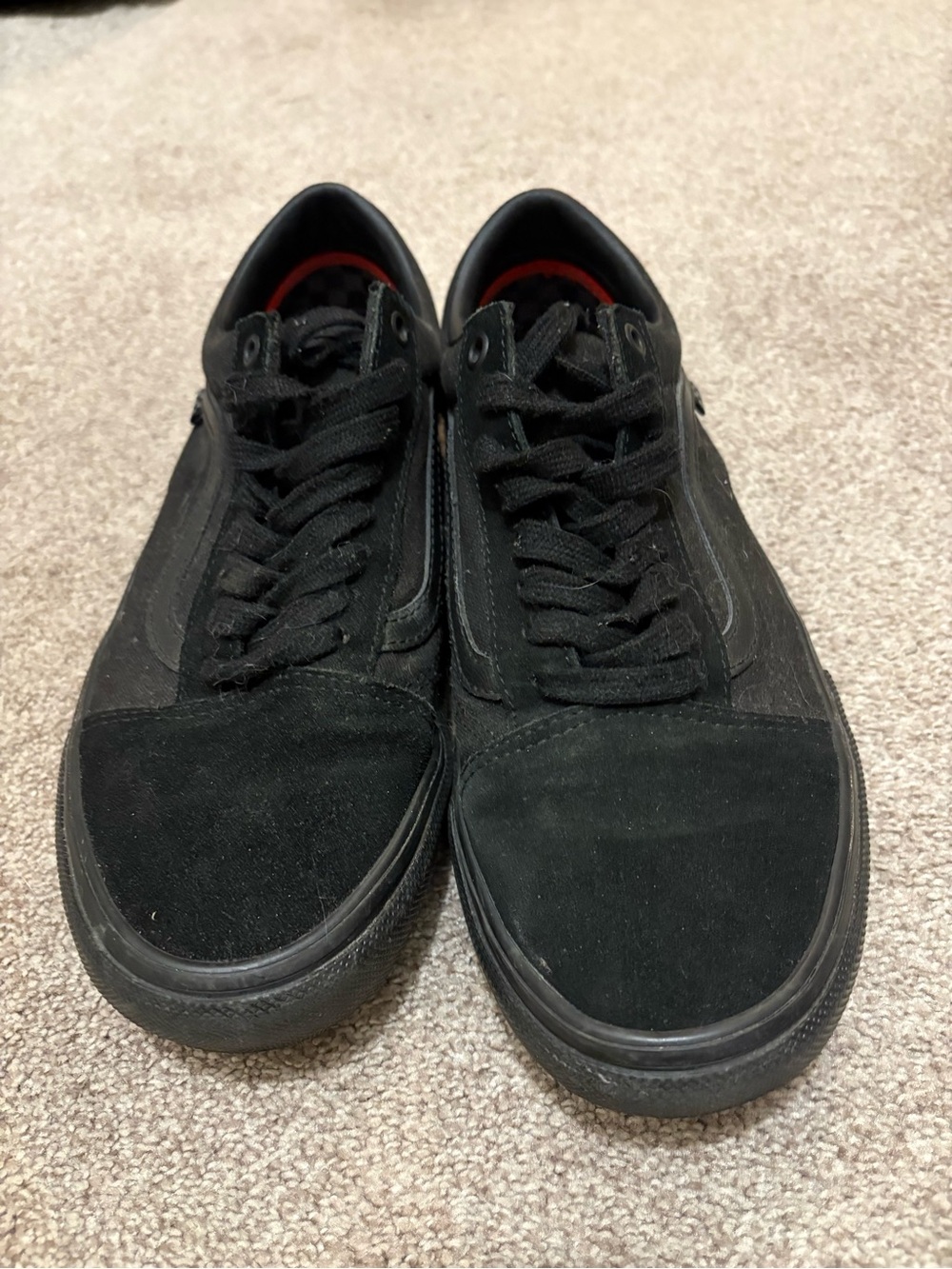 Vans Black Low-Top Skate Sneakers